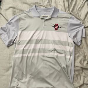 San Diego state Sdsu team issue Nike golf polo